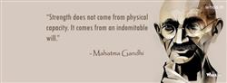 Mahatmagandhi Leadership Quote Fb Cover#2