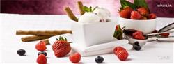 strawberry flavor ice cream fb cover