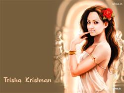 trisha krishnan painting art wallpaper