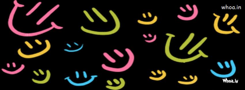 Colorful Smiley Face Painting Fb Cover