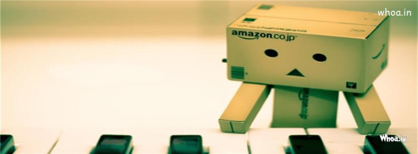 Danbo Robot Box Playing With Piano Fb Cover