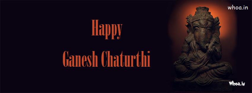 Happy Ganesh Chaturthi Dark Hd Fb Cover