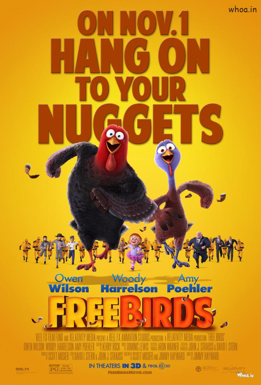 Hollywood Movie Free Birds Movie Poster