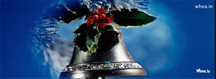 Merry Christmas Bell Facebook Cover Photos
