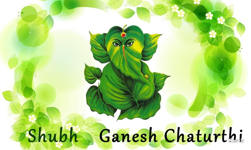 Subh Ganesh Chaturthi Natural Wallpaper