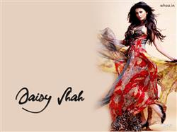 daisy shah in colorful dress hd wallpaper