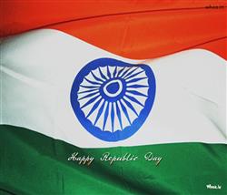happy republic day wallpaper with indian flag