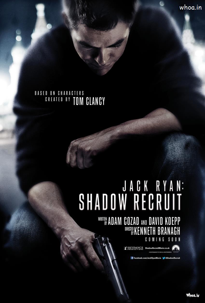 Hollywood Movie Jack Ryan Shadow Recruit 2013 Movie Poster