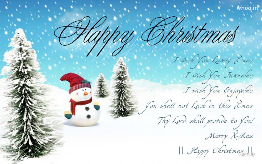 Merry Christmas Greeting Cards With Christmas Tree