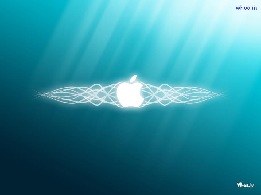Apple Os Theme Blue Color Background