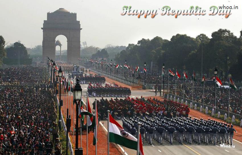 Happy Republic Day Delhi Parade Wallpaper For Desktop