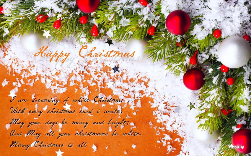 Merry Christmas Quote Greeting Wallpaper
