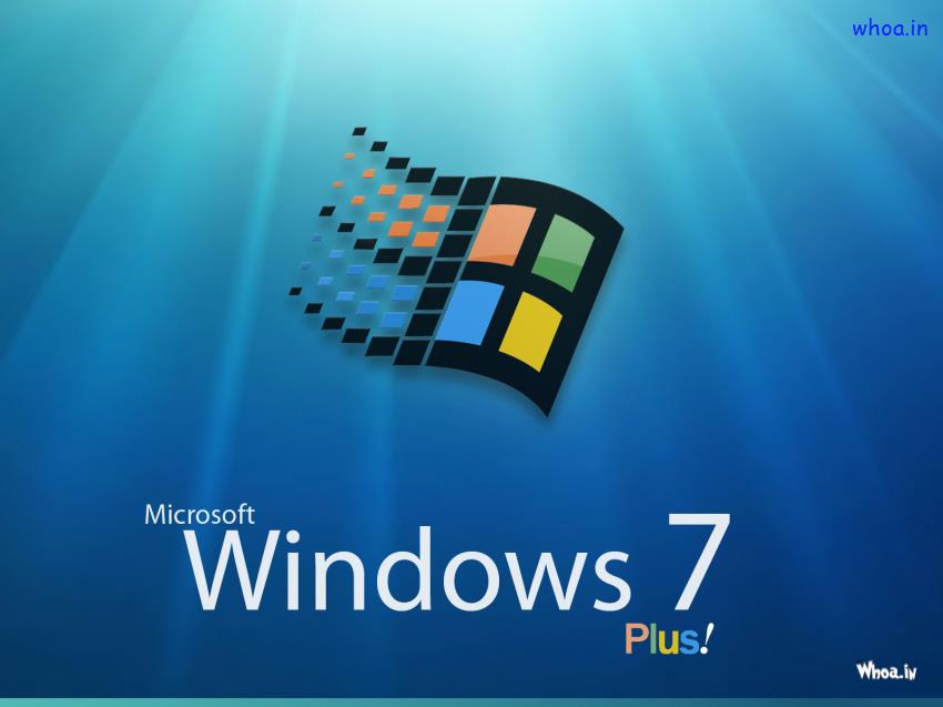 Windows 7 Plus Desktop Wallpaper