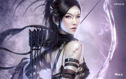 fantasy gothic girls with arrows