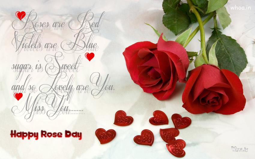 Happy Rose Day Wallpaper Greetings For Rose Day And Quotes