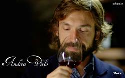 Andrea Pirlo Drinking Wine Wallpaper 