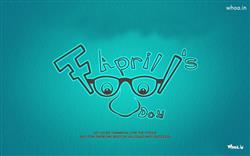 April Fools Day - 2015 with Quotes HD Wallpaper