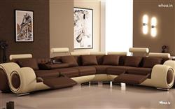 Comfortable Leather Sofa For Royal Hotel and Living Room