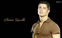 Cristiano Ronaldo in Brown T-Shirt