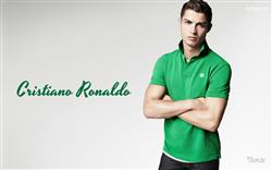 Cristiano Ronaldo in Green T-Shirt