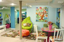 Cute Kids Room Comfortable Green Leaf Shaped Sofa Creative