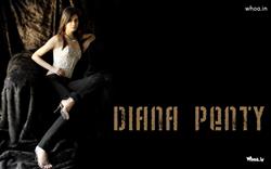 Diana Penty Possing on Sofa 