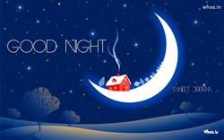 Good Night Sweet Dream with Beautiful Moon Light
