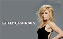 Kelly Clarkson in Black Wallpaper HD