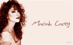 Mariah Carey in Pink Background