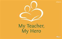 My Teacher, My Hero Happy Teachers Day Image 