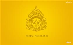Nav Durga with Happy Navaratri