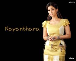 Nayantara in simple yellow dress