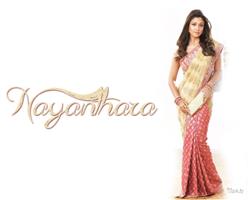 Photo of Nayantara in Beautiful Cream Coloured Saree 