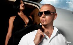 Pitbull White Suit and Black Sunglass HD Wallpaper