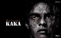 Ronaldo Kaka Close up Face Art Dark Wallpaper