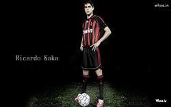Ronaldo Kaka Football Ground Black Background