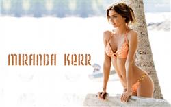 Sexy Miranda Kerr Poses in Orange 
