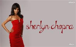 Sherlyn Chopra in Red Maxi hd