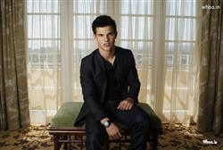 Taylor Lautner Black Suit Wallpaper