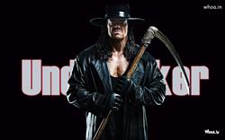 The Undertaker Looking Like a Demon Wallpaper