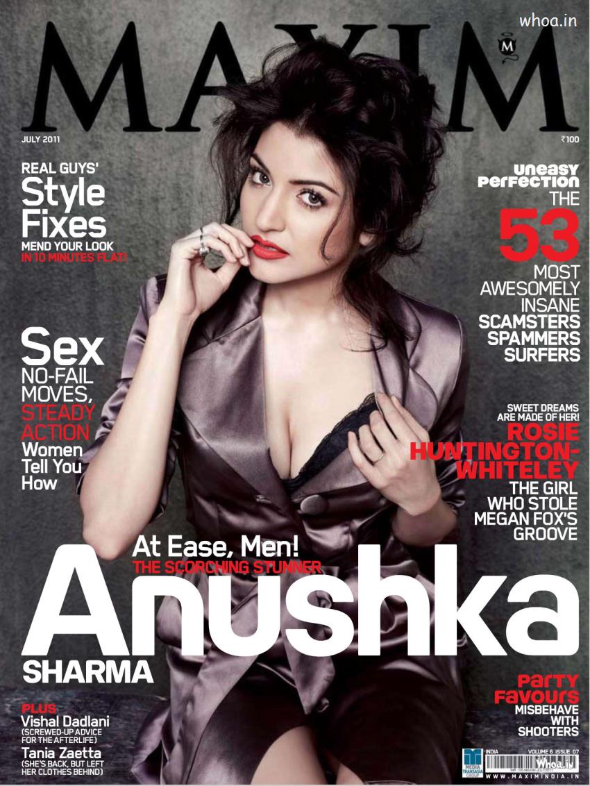 Anushka Sharma Maxim Magazine Front Page HD Wallpaper