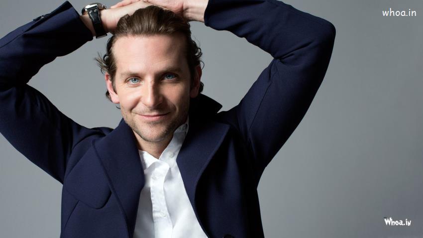 Bradley Cooper Blue Suit With Stylish Photoshoot