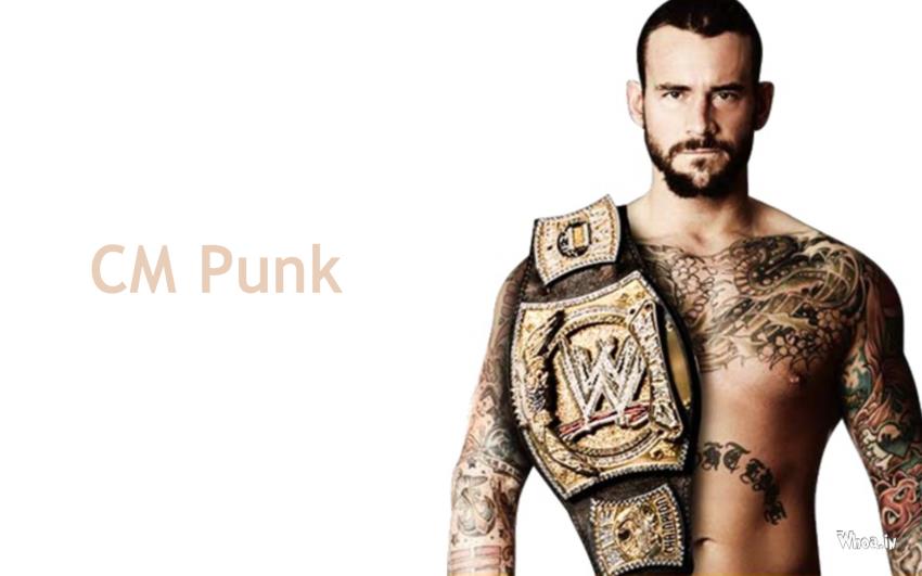CM Punk With Belt Wallpaper