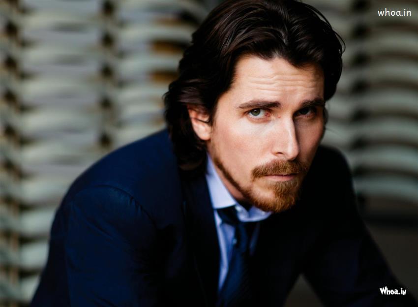 Christian Bale Film Dispenser Celebritie Face Closeup