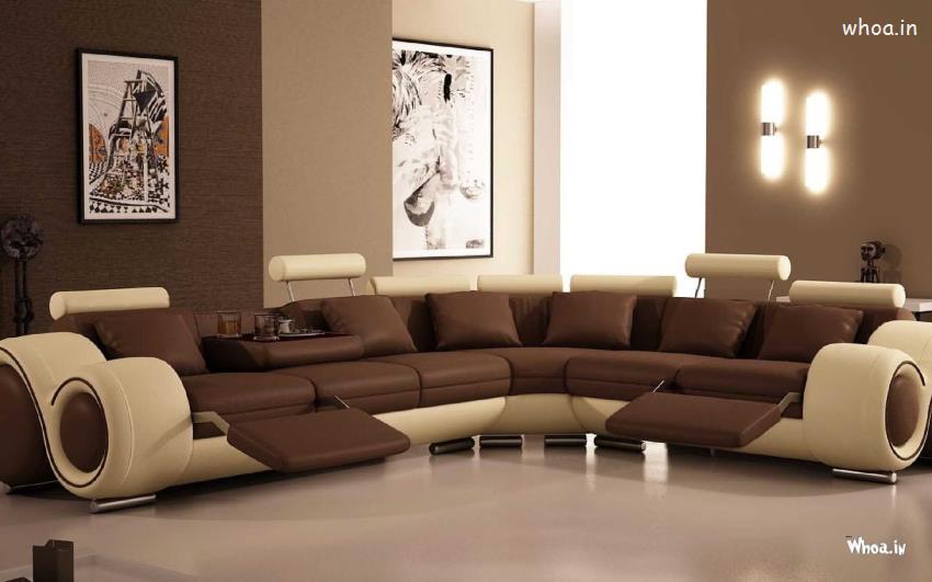 Comfortable Leather Sofa For Royal Hotel And Living Room