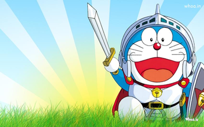 Doraemon Goes To Attack HD Wallpaper