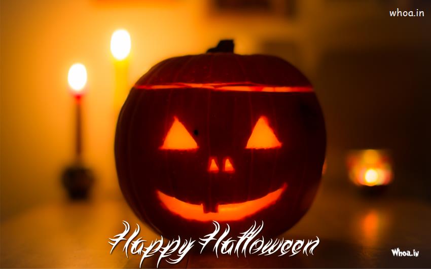 Happy Halloween With Lighting And Dark Clipart HD Wallpaper