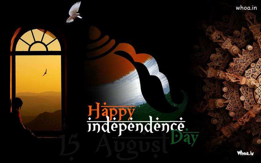 India Independence Day Wallpaper With Art Of Traditional Way