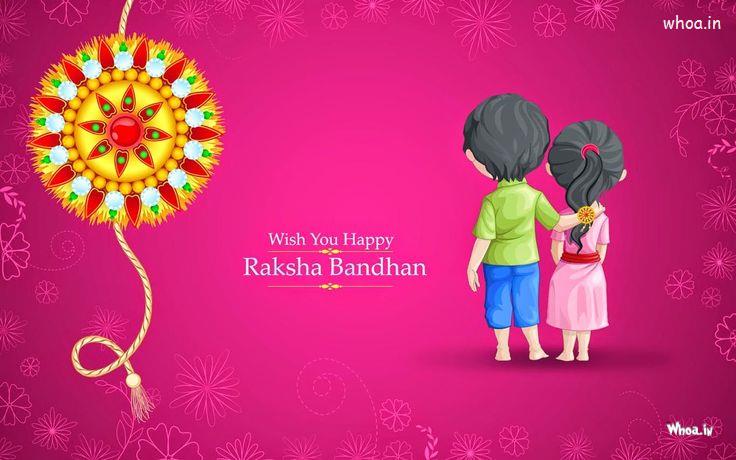 Happy Raksha Bandhan Wallpaper Brother And Sister Loves