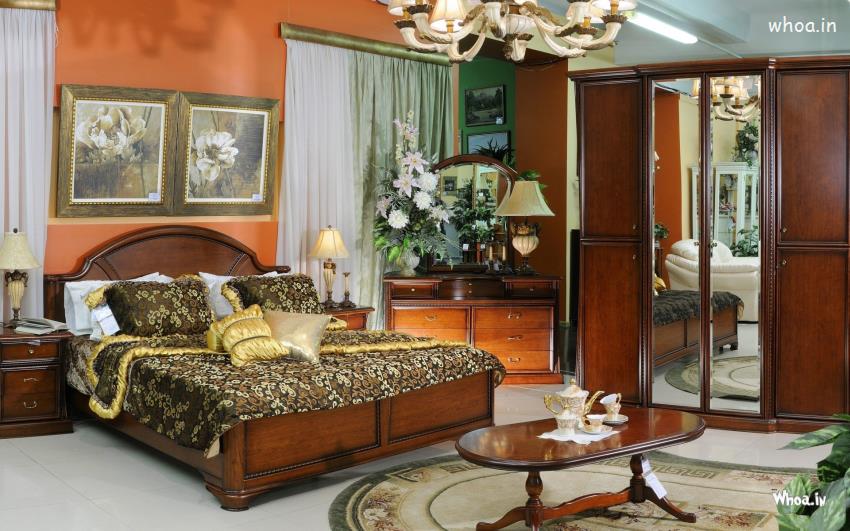 Imperior Dark And Golden Deign Bedroom